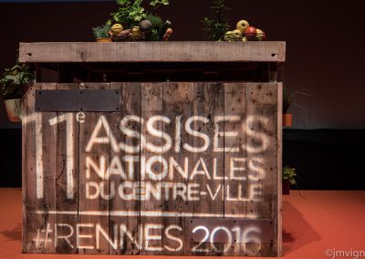 Aménagement stand expo salons professionnels - Centre-ville en mouvement Rennes 2016