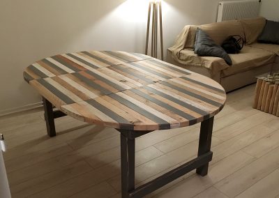 Table à diner extensible Ouessant - Mobilier sur mesure en bois